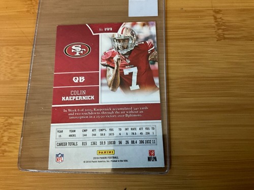 Panini Red Knight 2016 #199 Colin Kaepernick/49 San Francisco 49ers - Imagen 2 de 2