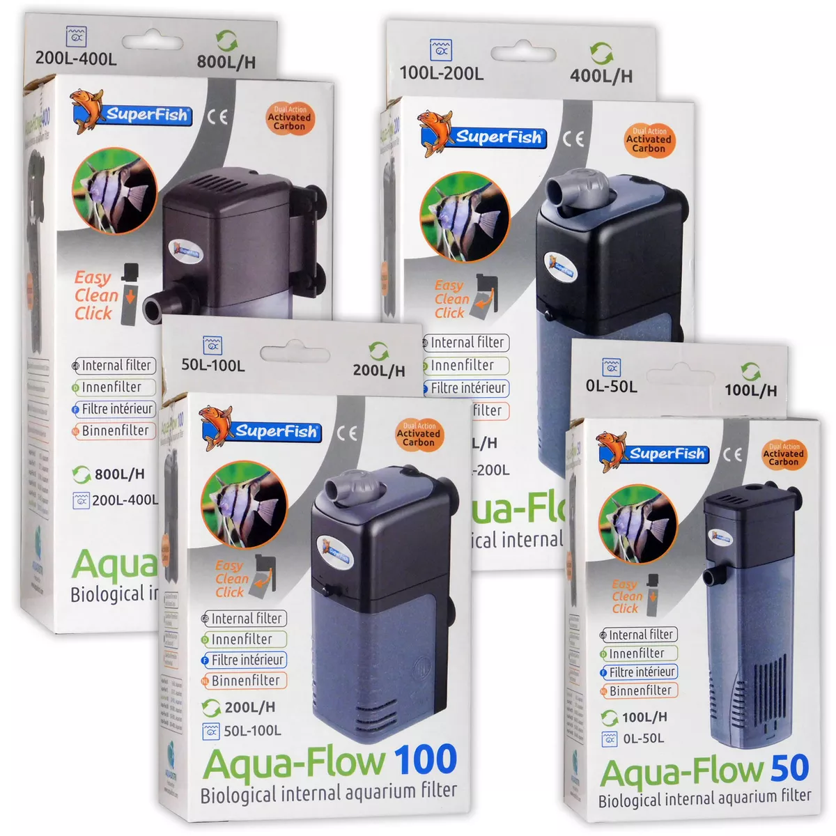 AQUA-FLOW 100 FILTRE POUR AUQUARIUMS - SUPERFISH