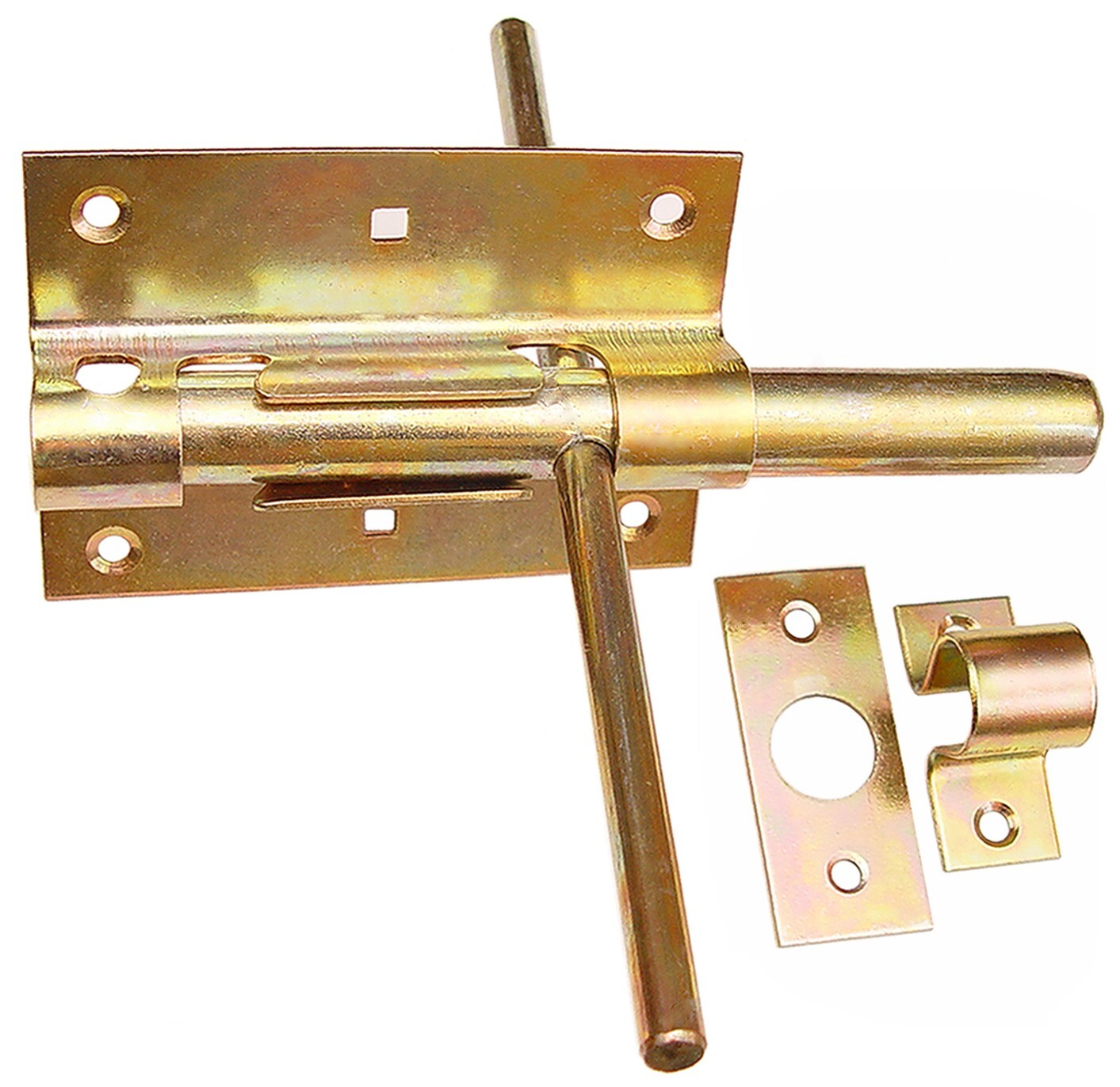 Bolt Lock 100/16 Door Latch Gate Latch Lock Bolt on Both Sides (Two-Sided)