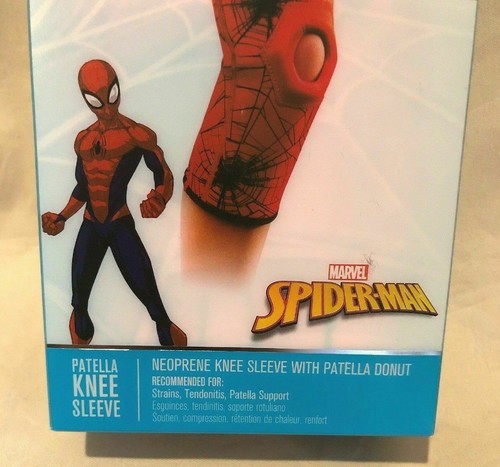 DonJoy Marvel Avengers Spider-Man Youth Neoprene Knee Sleeve Patella Donut - Picture 3 of 6