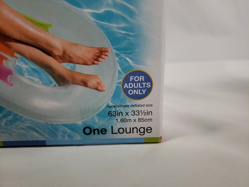 Intex King Kool Lounge Balsa inflable portavasos piscina Flotador de playa - Imagen 3 de 4