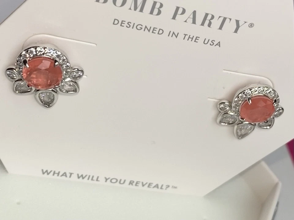 炸弹派对纯银耳环正品石英纯银 RBP2998 — 第 2/4 张图片