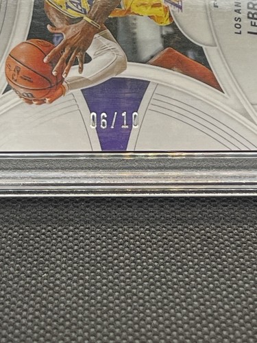 2024-24 Panini Mosaic #2 LeBron James 06/10 PSA 10 Fluorescent Green Prizm - Picture 3 of 3