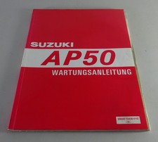 Workshop Manual/Wartungsaleitung Suzuki Scooter Ap 50 Stand 12/1996