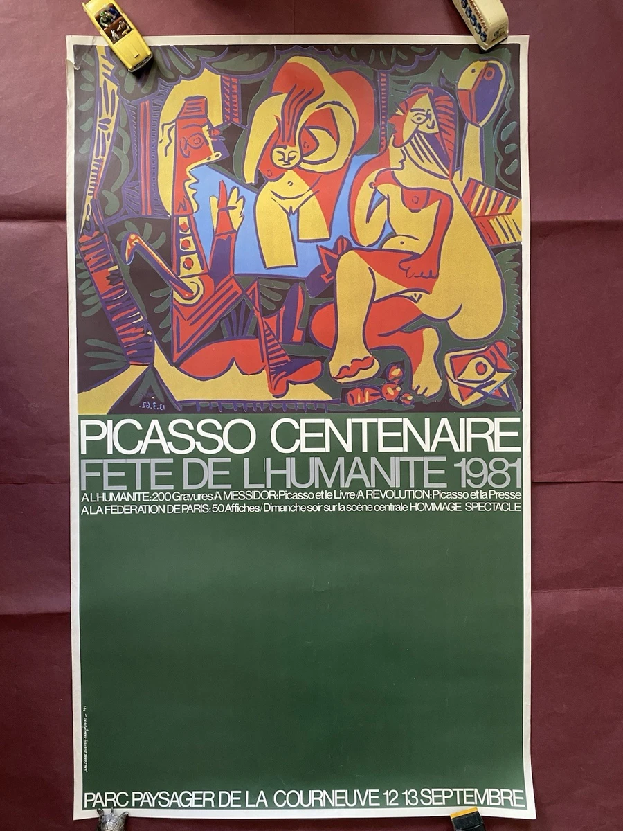 Pablo Picasso - Affiche originale d'exposition - Grand