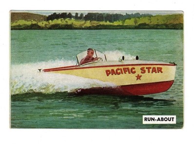 NZ Sanitarium Speed Boats & Pleasure Craft 1959 #13 Run-About 'Pacific Star'