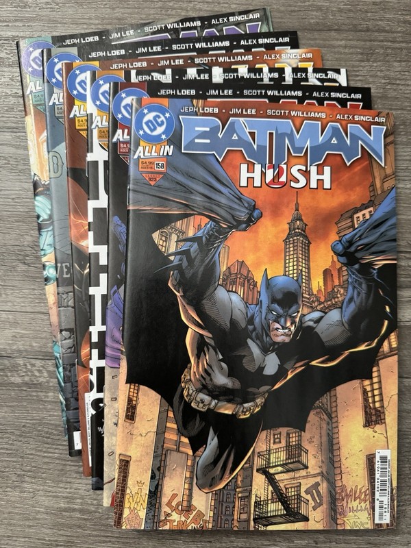 BATMAN #158 159 160 161 162 163 (H2SH Hush 2 Jeph Loeb Jim Lee Scott Williams)