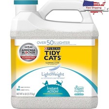 Lightweight Low Dust Clumping Cat Litter 6lb Ammonia Odor Control Multi Cat New
