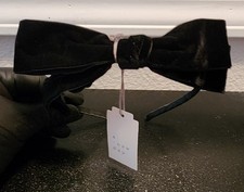 Black Velvet Bow Headband