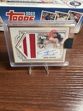 2022 Topps Definitive Collection Autograph Patch Jesse Winker #FAC-JW /30  MEM)