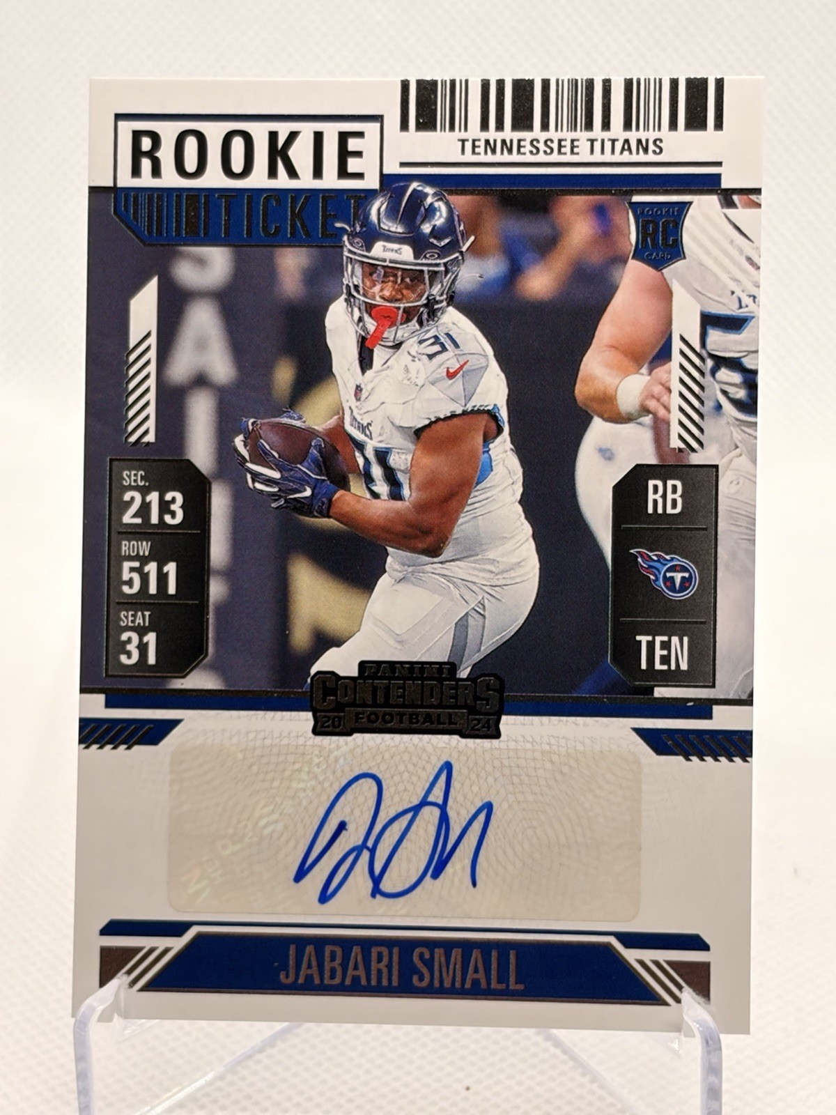 Jabari Small 2024 Panini Contenders Rookie Ticket Auto RC #201