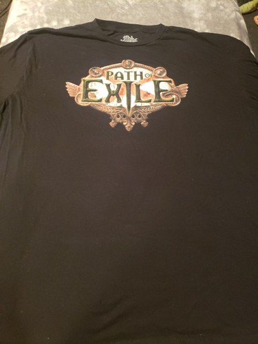 Jinx black "Path of Exile" video game logo t-shirt XL