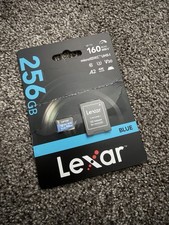 Lexar 256GB Blue Micro SD Card Up to 160MB/s, microSDXC UHS *BRAND NEW!!