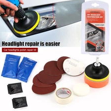 Car Headlight Lens Restoration Repair Kit Car Headlight Cleaner Polishing Cajiwp