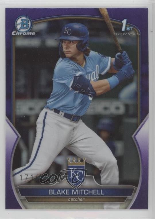 2023 Bowman Draft Chrome Purple Refractor 171/250 Blake Mitchell #BDC-133 g1k