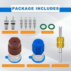 R12 to R134A Conversion kit, AC Retrofit Fitting Adapter Kit,R12 R22 to R134A Hi