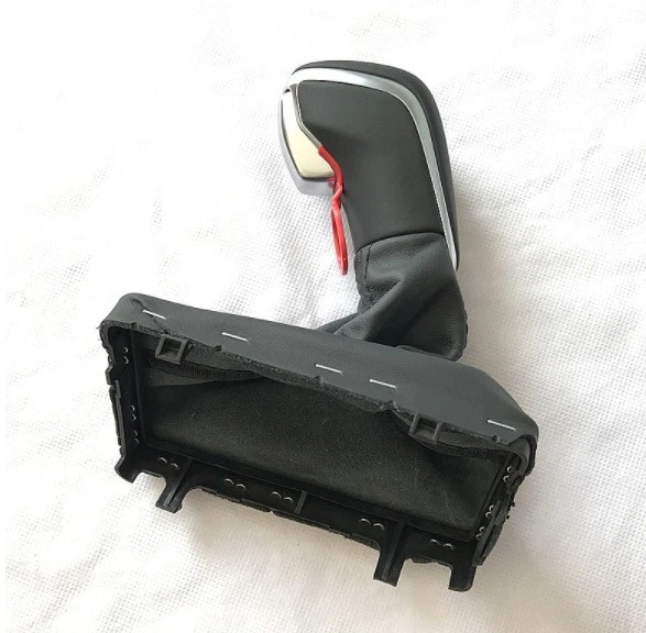 For LHD Audi A7 A6 C7 2016- 2018 Black DSG Ball Shifter Gear Shift Knob & Boot Foto 4 de 4