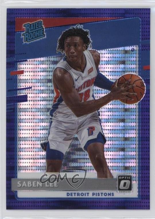 2020-21 Panini Donruss Optic Rated Blue Pulsar Prizm Saben Lee #191 Rookie RC