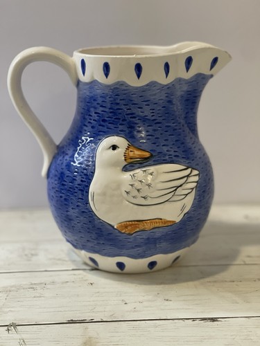 Brocca acqua/succo d'anatra 7" FATTORIA DI CAMPAGNA DECORATIVA DI SIGMA TASTESETTER VINTAGE - Foto 8 di 8