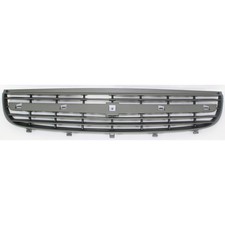 Grille For 2000-2005 Chevrolet Malibu 04-05 Classic Silver Gray Shell And Insert