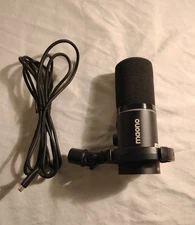 MAONO PD200X USB/XLR Podcast Dynamic Microphone Black with Cord