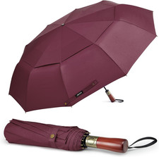 54 Inch Large Compact Windproof Golf Umbrella for Rain Oversized Auto