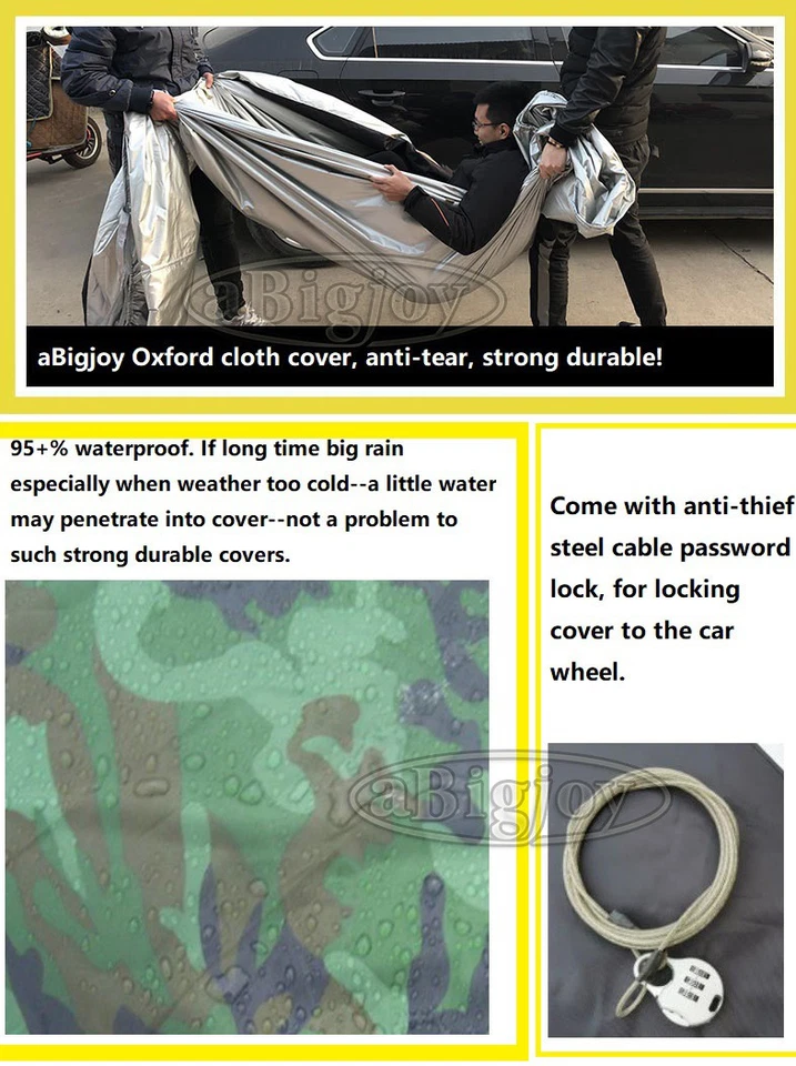 Fundas de coche impermeables al sol totalmente personalizadas ACURA todos los modelos resistentes al desgarro Foto 4 de 4