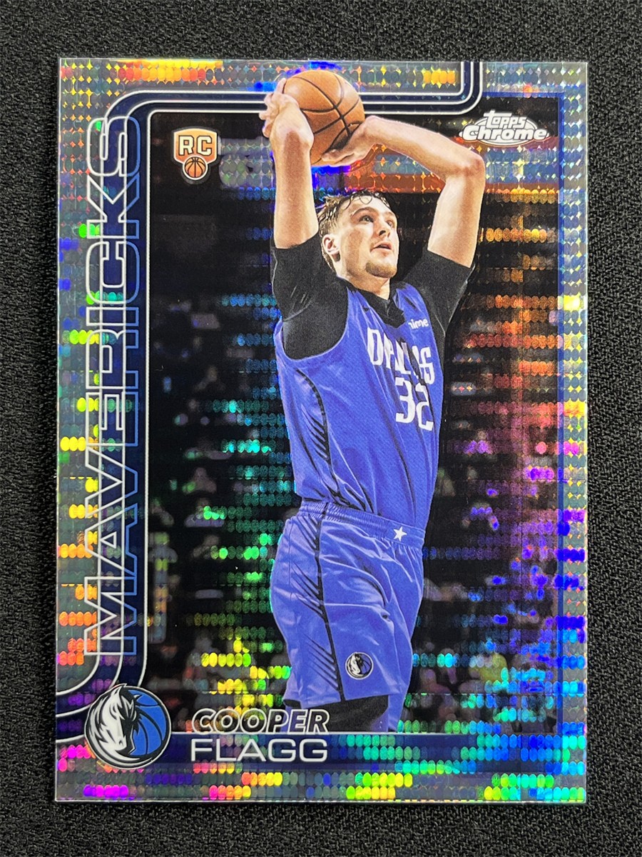 2025-26 Topps Chrome Cooper Flagg #251 Pulsar Refractor Rookie RC &04181