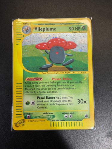 Vileplume 31/165 holo pokemon card
