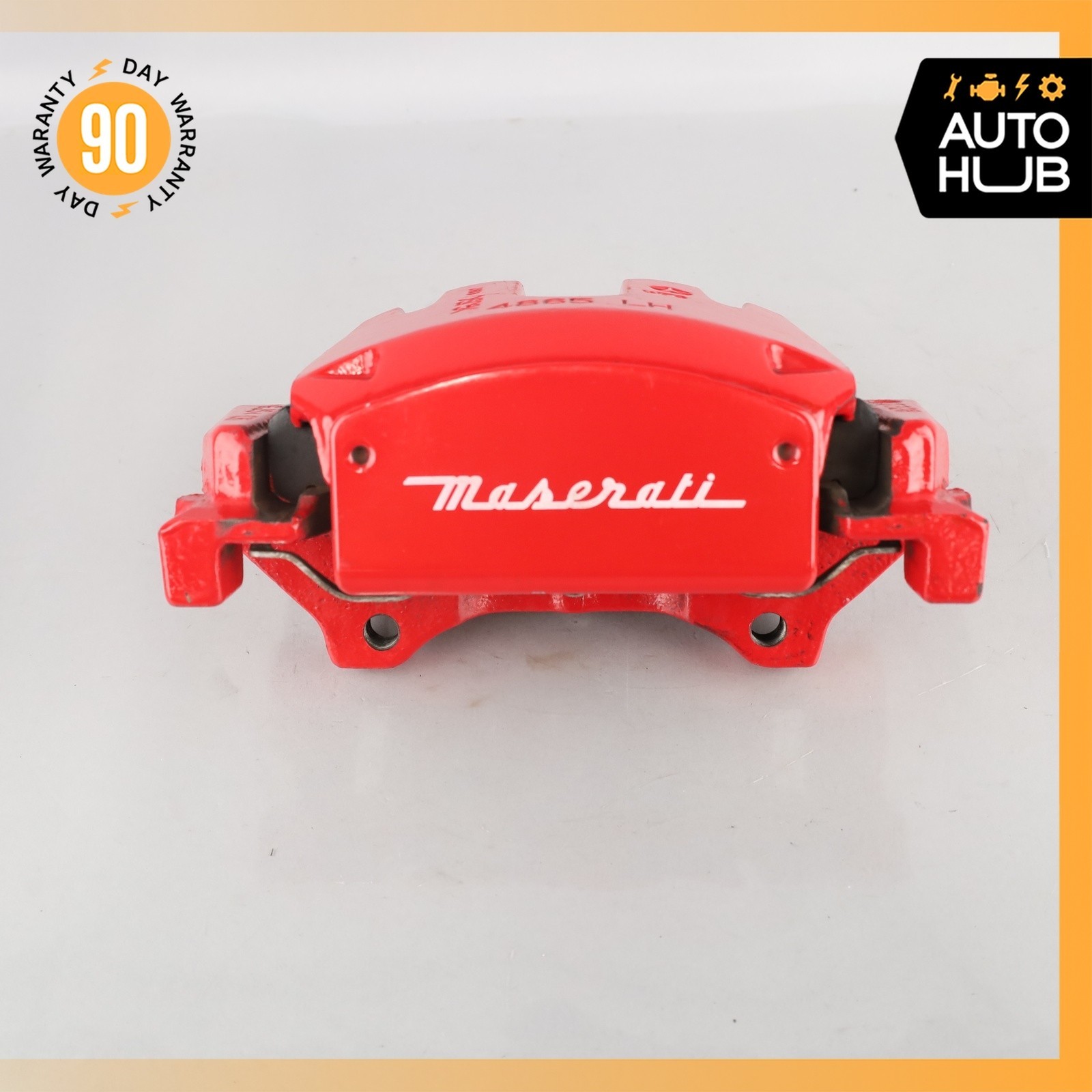 17-22 Maserati Levante M161 3.0L Front Left & Right Brake Calipers Set Red OEM