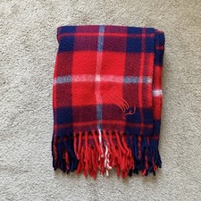 VTG  1980s  Faribo  Plaid Scarf  Warm  Cozy  Fuzzy  One Size