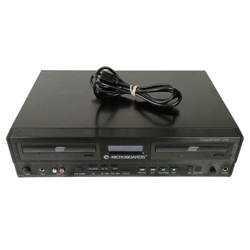 Microboards CopyWriter Live CWL-6200 Standalone Dual CD Recorder Duplicator Pro
