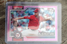 Topps 2026 Series 1 MacKenzie Gore Pink Sand Glitter Holo Foil