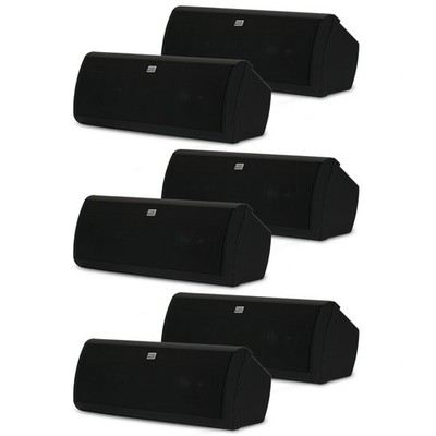 Acoustic Audio AA40CB Indoor 3 Way Speakers 3000W Black 3 Pair Pack AA40CB-3PR