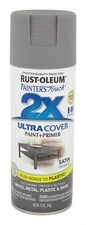 Rust-Oleum 249078 2X Ultra Cover Satin Granite Spray Paint 12 oz. (Pack of 6)