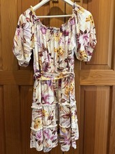 Short Sleeve Off the Shoulder Floral Dresses for Women for sale