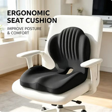 Memory Foam Coccyx Seat Cushion Ergonomic Chair Pad For Office Car Home Memory Foam Coccyx Seat Cushion Ergonomic Chair Pad For Office Car Home