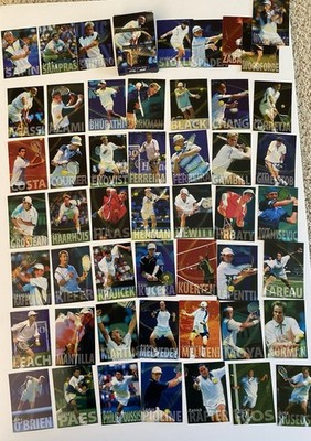 Rare NEW 2000 ATP Tour 50 Tennis Player Card Set Agassi Sampras Courier Chang RC