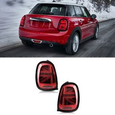 LED UNION JACK BLACK RED TAIL LIGHT SEQUENTIAL FOR MINI COOPER F55 F56 F57 14-19