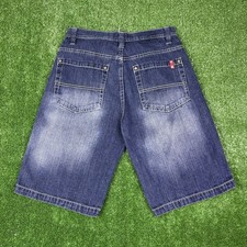 Vintage 2000s Southpole Baggy Skater Grunge Denim Jean Shorts Jorts Y2K Men's 28