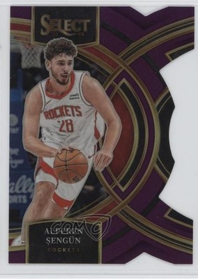 2023 Panini Select Premier Level Purple Prizm Die-Cut 56/99 Alperen Sengun 1j5e