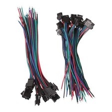 4 Pin 4P JST SM Connector Male to Female JST SM Plug Connector Cable for RGB ...