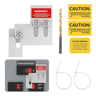 Generator Interlock Kit Compatible with Square D QO or Homeline 100 or 125 Amp P