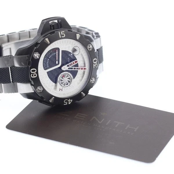 Zenith — Zenith Defy Extreme 96.0515.685 43mm Silver / Black Dial Automatic Watch #C5926