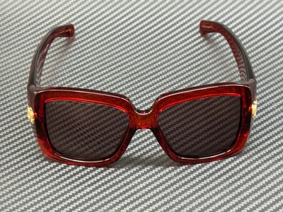 GUCCI GG1402S 003 Burgundy Brown Women display picture 2