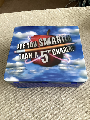 Are You Smarter Than A 5th Grader Card Game Metal Tin Lunch Box | eBay