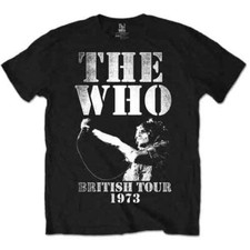 Image of The Who Unisex T-Shirt: British Tour 1973 (Large)