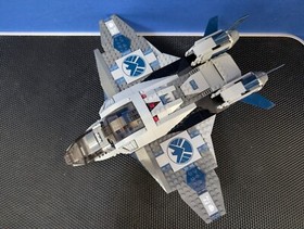 Retired LEGO Marvel Quinjet (6869) Mostly Complete. No Minifigures