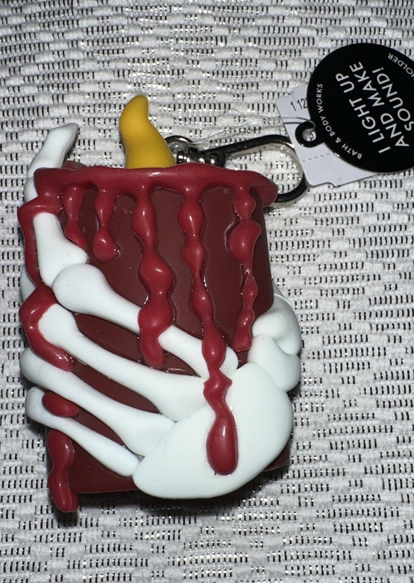 Bath & Body Works Halloween Music Hand Sanitizer Holder Skeleton
