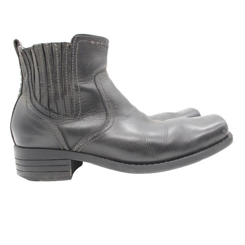 Mark Astbury Black Suede Mens Slip On Ankle Boots Size 47.5 
